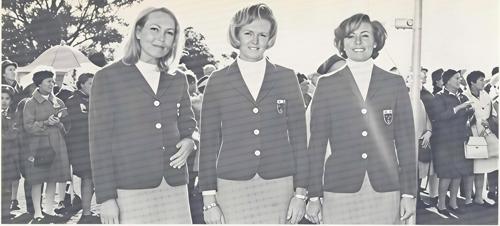 Mrs. Marion Tadini, Miss Marina Ragher, Mrs. Tommaso Goldschmid